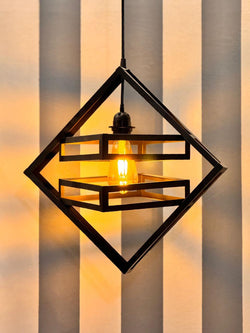 Cube Pendant Light for Contemporary Living Spaces and Interiors