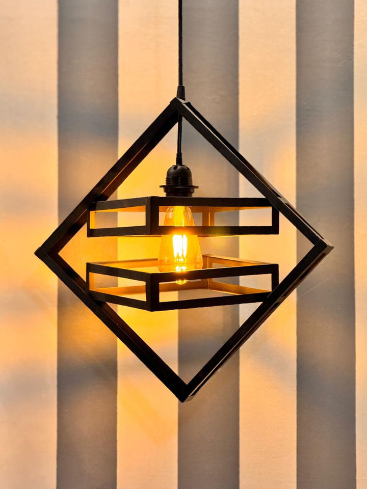 Cube Pendant Light for Contemporary Living Spaces and Interiors