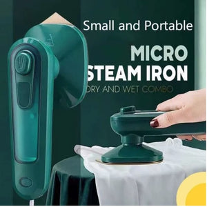 Small & Portable Micro Steam Iron – Dry & Wet Combo
