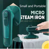 Small & Portable Micro Steam Iron – Dry & Wet Combo