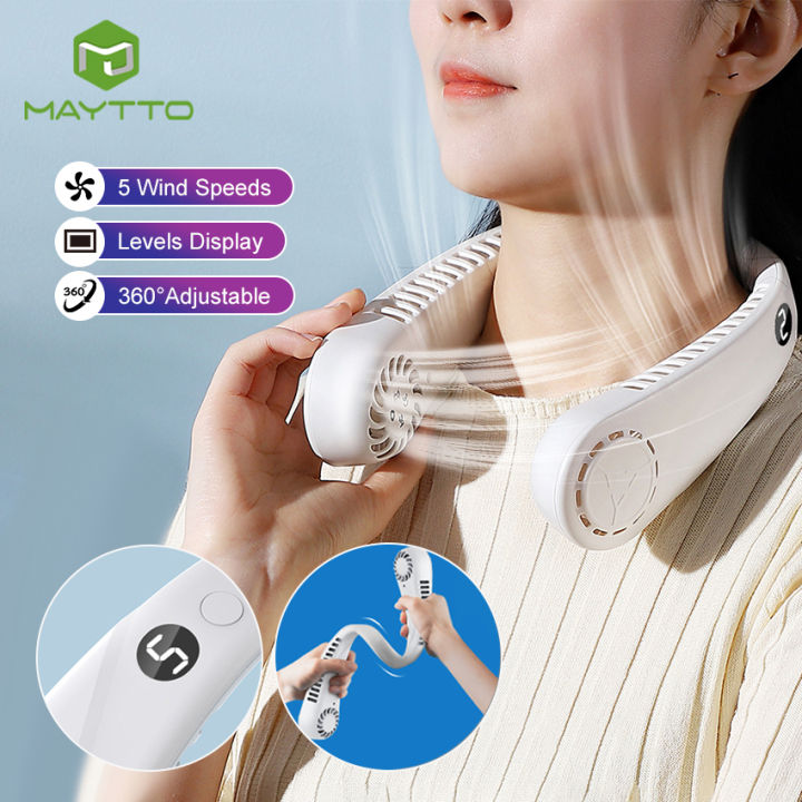 Protable Bladeless Neck Fan