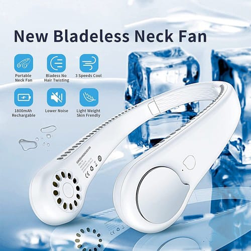 Protable Bladeless Neck Fan