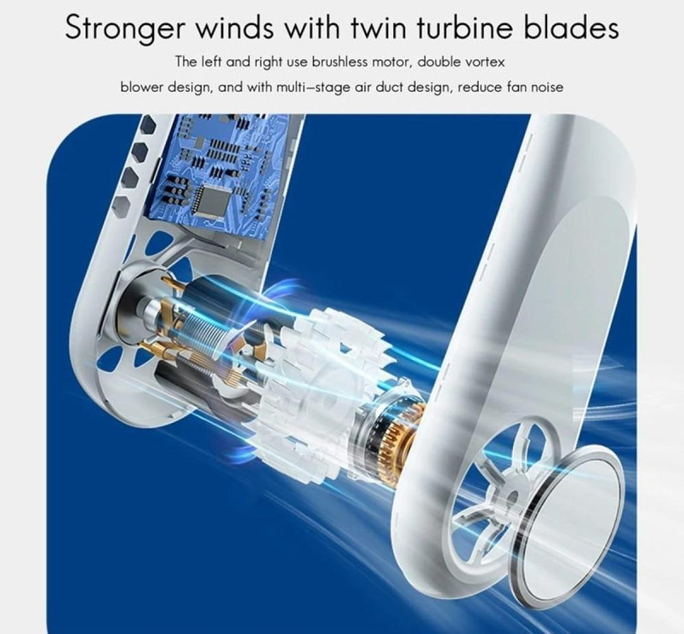 Protable Bladeless Neck Fan