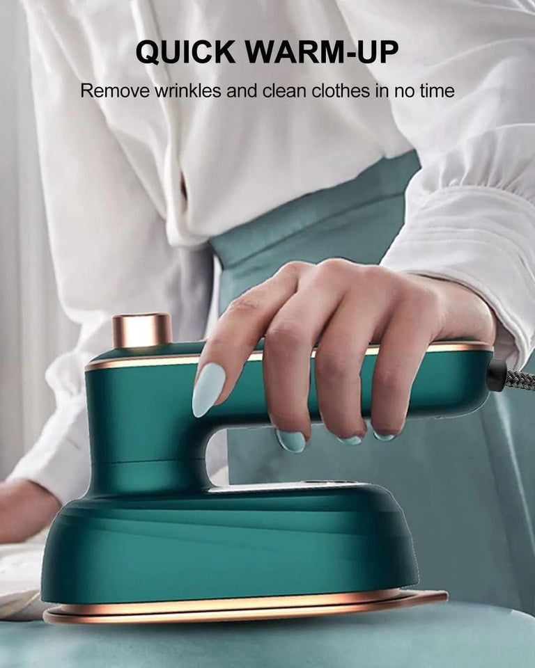 Small & Portable Micro Steam Iron – Dry & Wet Combo