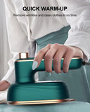Small & Portable Micro Steam Iron – Dry & Wet Combo